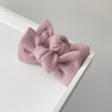 Load image into Gallery viewer, Jersey ribbed knot bows - 20 Colours