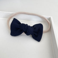 Load image into Gallery viewer, Jersey ribbed knot bows - 20 Colours