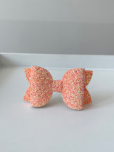 Load image into Gallery viewer, Medium deluxe glitter bows (25 Colours)
