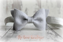 Load image into Gallery viewer, Large luxury felt bows (25 Colours)