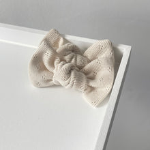 Load image into Gallery viewer, Soft pointelle Bows - 2 colours options