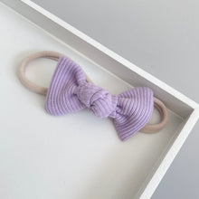 Load image into Gallery viewer, Jersey ribbed knot bows - 20 Colours