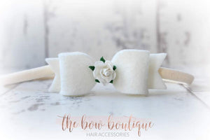 Small flower bows (3 Colours)