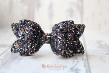 Load image into Gallery viewer, Chunky double glitter bows (25 Colours)