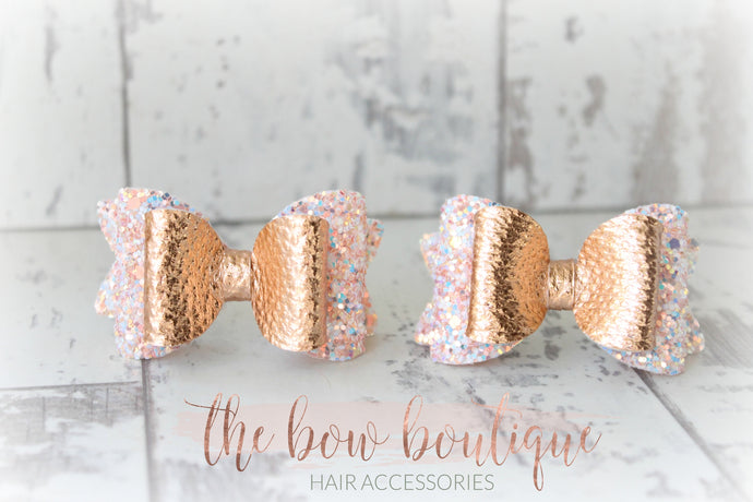 Rose gold luxury pigtail set