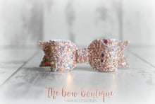 Load image into Gallery viewer, Small glitter bows (25 Colours)
