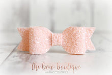 Load image into Gallery viewer, Small glitter bows (25 Colours)