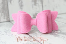 Load image into Gallery viewer, Chunky double felt bows (23 Colours)