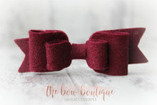 Load image into Gallery viewer, Double felt bows (25 colours)