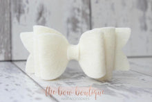 Load image into Gallery viewer, Chunky double felt bows (23 Colours)