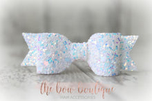 Load image into Gallery viewer, Small glitter bows (25 Colours)