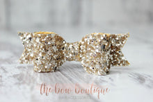 Load image into Gallery viewer, Small glitter bows (25 Colours)