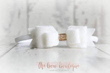 Load image into Gallery viewer, Double felt bows with gold centre (25 colours)