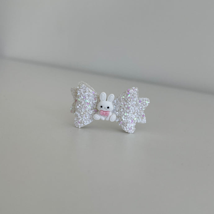 Mini baby bunny bow - Easter