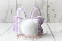 Load image into Gallery viewer, Bunny bows with tail (4 Colours) - Easter