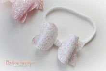 Load image into Gallery viewer, Large deluxe glitter bows (25 colours)