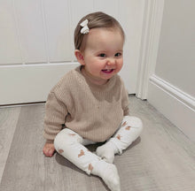 Load image into Gallery viewer, Mini baby felt gold centre bows ( 25 Colours )