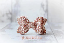 Load image into Gallery viewer, Mini deluxe glitter bows (25 Colours)