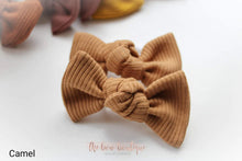 Load image into Gallery viewer, Jersey ribbed knot bows - 20 Colours