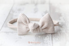 Load image into Gallery viewer, Jersey ribbed knot bows - 20 Colours