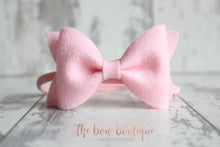 Load image into Gallery viewer, Large luxury felt bows (25 Colours)
