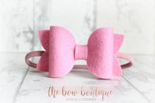 Load image into Gallery viewer, Large deluxe felt bows (25 Colours)