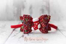Load image into Gallery viewer, Medium deluxe Christmas bows