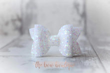 Load image into Gallery viewer, Mini deluxe glitter bows (25 Colours)