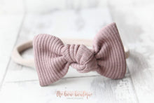 Load image into Gallery viewer, Jersey ribbed knot bows - 20 Colours