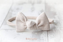 Load image into Gallery viewer, Jersey ribbed knot bows - 20 Colours
