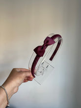 Load image into Gallery viewer, Pinch bow Alice headband - (17 colours)