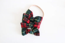 Load image into Gallery viewer, Christmas tartan bows