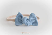 Load image into Gallery viewer, Jersey ribbed knot bows - 20 Colours
