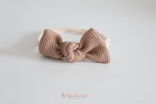Load image into Gallery viewer, Jersey ribbed knot bows - 20 Colours