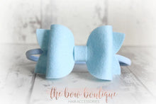 Load image into Gallery viewer, Large deluxe felt bows (25 Colours)