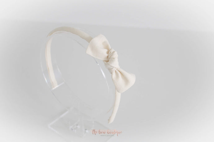 Linen knot Alice headband (10 colour)