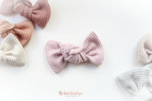 Load image into Gallery viewer, Jersey ribbed knot bows - 20 Colours