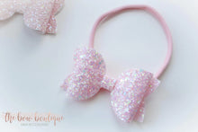 Load image into Gallery viewer, Large deluxe glitter bows (25 colours)