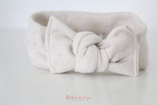 Load image into Gallery viewer, Natural pointelle headwrap