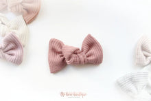 Load image into Gallery viewer, Jersey ribbed knot bows - 20 Colours