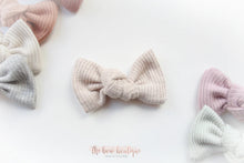 Load image into Gallery viewer, Jersey ribbed knot bows - 20 Colours