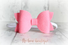 Load image into Gallery viewer, Large deluxe felt bows (25 Colours)