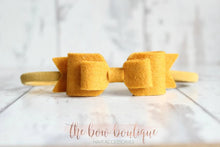 Load image into Gallery viewer, Double felt bows (25 colours)