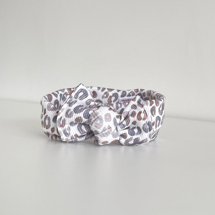 Limited edition leopard print headwrap