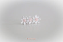 Load image into Gallery viewer, Delicate pink daisy flowers - Clip or headband