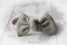 Load image into Gallery viewer, Jersey ribbed knot bows - 20 Colours