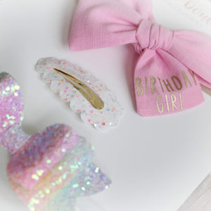 The birthday girl gift set | Clip or headband