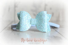 Load image into Gallery viewer, Medium deluxe glitter bows (25 Colours)