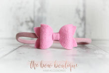 Load image into Gallery viewer, Mini deluxe felt bows (25 Colours)