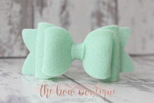 Load image into Gallery viewer, Chunky double felt bows (23 Colours)